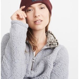 ABERCROMBIE AND FITCH SHERPA PULLOVER
